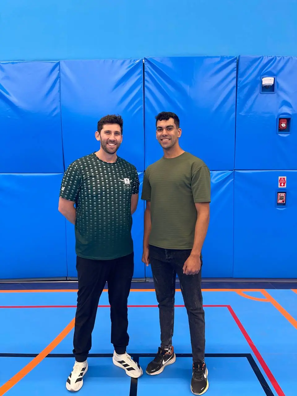 With Coach Mathew at Saudi Rowing Indoor Championships 2025