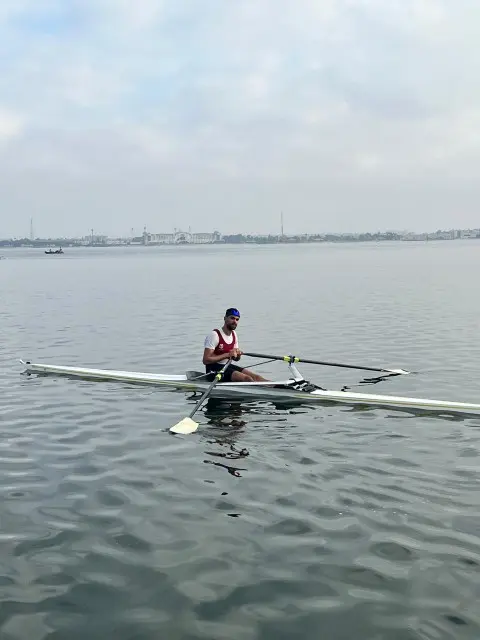 Single scull and My friend