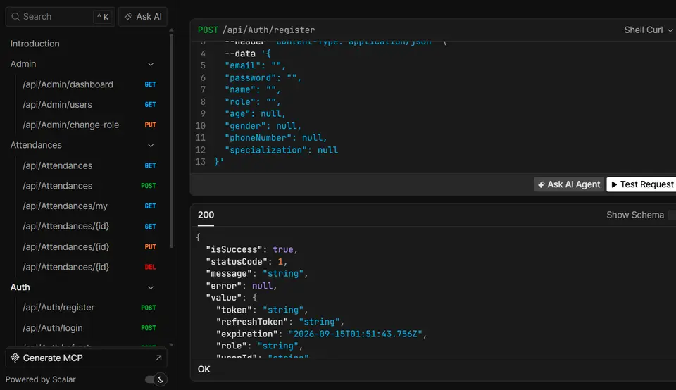 Smart Student Management System - A scalable Student Management Web API built with ASP.NET Core Web API and .NET 10 to power educational institutions — managing students, teachers, courses, enrollments, grades, and attendance through a secure RESTful API.